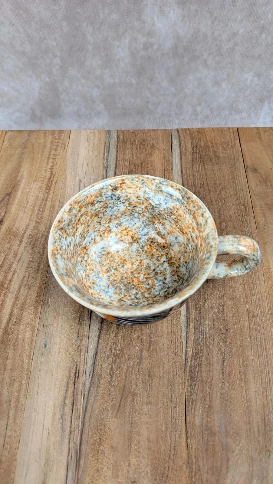 Taza vintage Vallauris decoración pintada a mano – photo 2